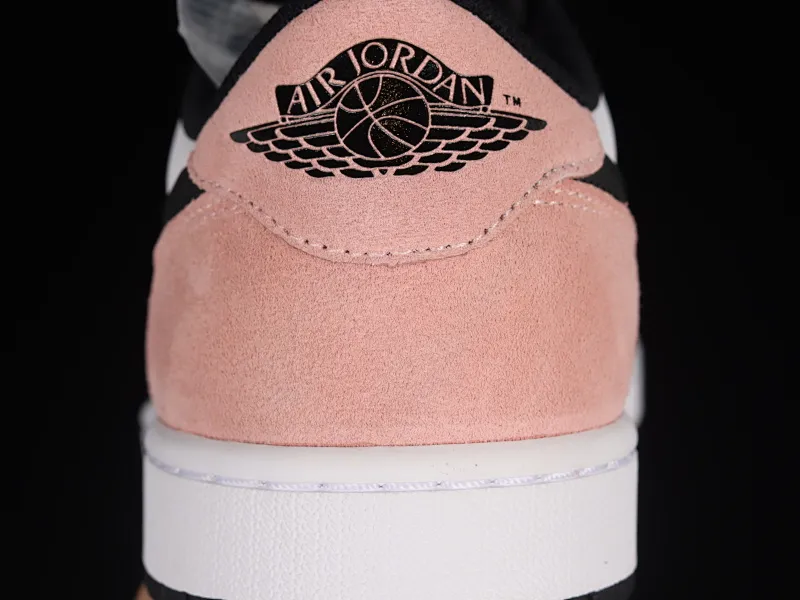All categories Air Jordan Jordan series basketball shoes Air Jordan 1 Low pure original version Air Jordan 1 Low OG "Bleached Coral" AJ1 Joe 1 black pink toe full head layer low-top basketball shoes CZ0790-061